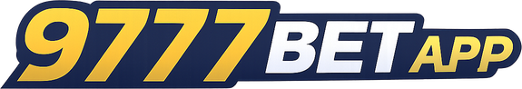 9777bet app logo on dark navigation bar